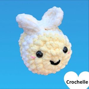 NEW Crochet Baby Yellow Bee Plush